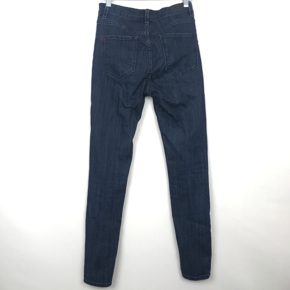 [3 for $15] UO BDG 10" Rise High Rise Dark Wash Twig Ankle Skinny Jeans - Picture 3 of 8